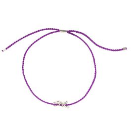 Frances Wadsworth Jones Thieves purple silk thread bracelet